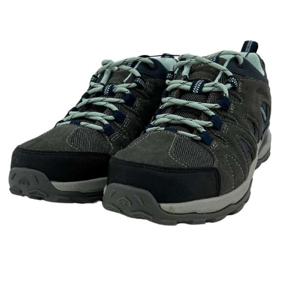 Eddie Bauer Women's Hiking Shoes | Grey & Aqua | Size 8 **NEW - Picture 1 of 6